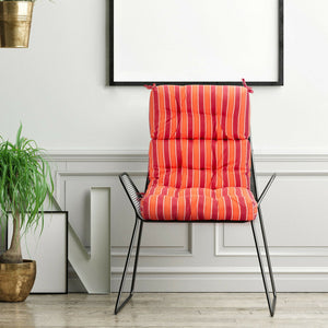 Superior sponge offers comfortable and soft sitting experience for you <br>Woven suede bedford cord provides smooth feeling and extra comfort <br>Convenient for you to suit different furniture with three-fold design <br>High quality string ties are not ea