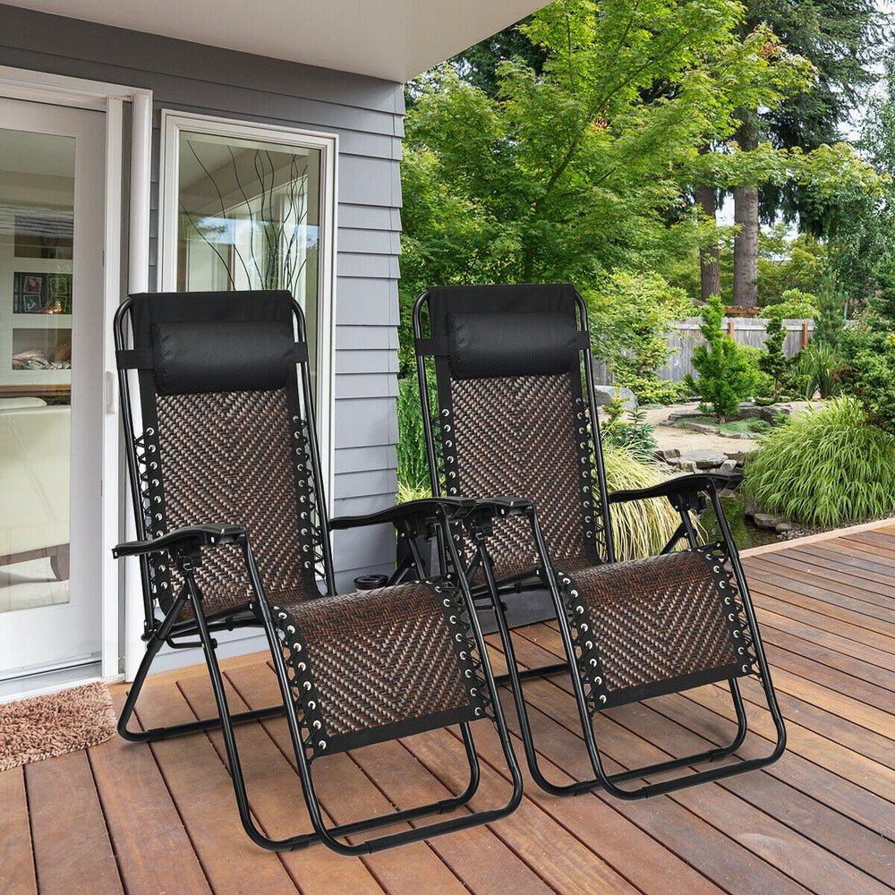 Coming with the wonderful craftsmanship  this chair can emulate the weightlessness experienced in space and provide you with maximum comfort with premium rattan seat. Â  Made of solid steel frame  the chair is stable enough to ensure a long service time. 