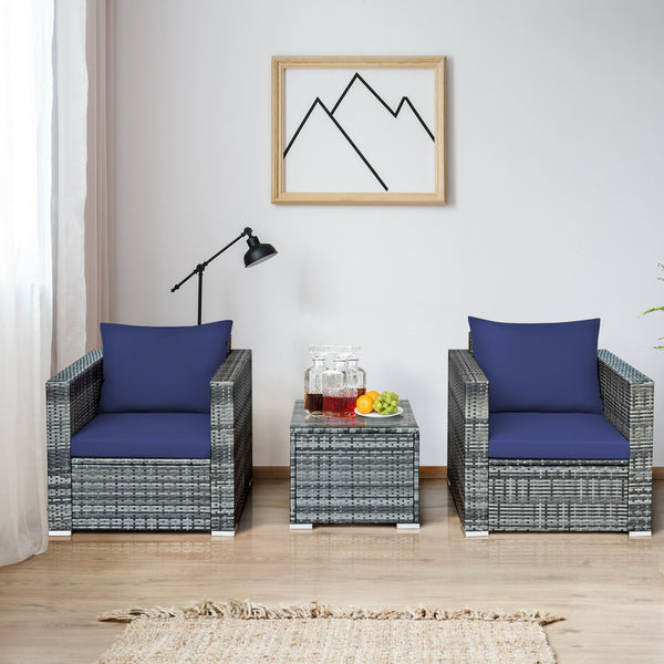 A strong and sturdy steel frame ensures sturdiness <br>Hand-woven rattan is breathable and durable <br>A wide armrest at a suitable height is good for relaxing your arm <br>Thick and soft cushion with a high-density sponge for your hip and back <br>Cover 
