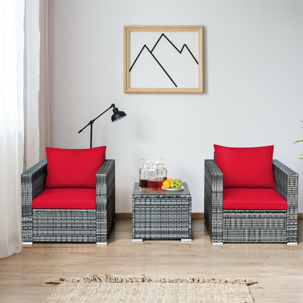 A strong and sturdy steel frame ensures sturdiness <br>Hand-woven rattan is breathable and durable <br>A wide armrest at a suitable height is good for relaxing your arm <br>Thick and soft cushion with a high-density sponge for your hip and back <br>Cover 