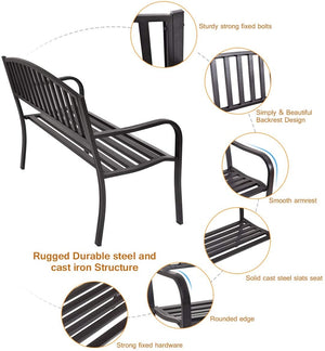 High quality and brand new <br>Constructed with solid steel frame  durable and sturdy <br>Strong  sturdy and comfortable to seat <br>Ergonomic seating design <br>With armrest <br>Four solid legs provided safe place to sit and relax <br>Modern style fits w