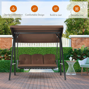Enjoys shade coverage from the sunlight thanks to its adjustable canopy <br>Great for sunbathing because of its removable canopy <br>Strong loading capacity up to 710 lbs with heavy duty steel frame <br>Triangular structure for extra stability <br>Sturdy 