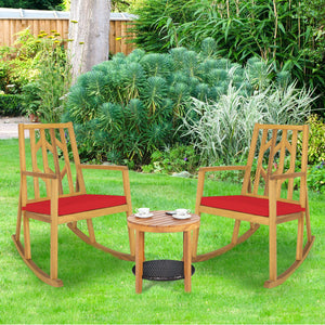It will be a great experience to relax on a patio rocker with gentle rocking and cozy breeze. Â  And this patio rocking chair will be your perfect choice. The rocking chair is designed with a scientific sturdy base  and your body will be always within the