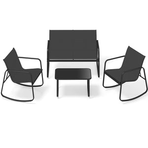 Experience serenity and comfort with our swinging chair<br>20Â° Swinging Angle for a smooth rocking experience<br>Rocking chair include 2 supportive bars for added stability<br>Non-slip pads and adjustable stoppers for secure rocking<br>Tempered glass tab