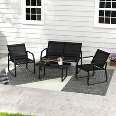 Super sturdy with reinforced metal frame<br>Durable and breathable seat fabric offers you much comfort<br>Ergonomic design with inclined backrest and curved armrests<br>Tempered glass coffee table provides more convenience<br>Modern and elegant appeal sui