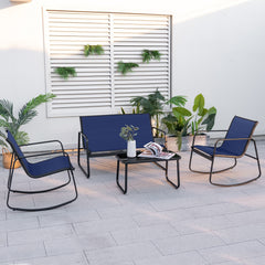 Rock stably with non-slip pads and adjustable stopper <br>Curved seat and back make you more relaxed <br>Made of premium material for long-time use <br>Quick-drying and breathable seat fabric offers more comfort <br>Reinforced metal frame offers strong su