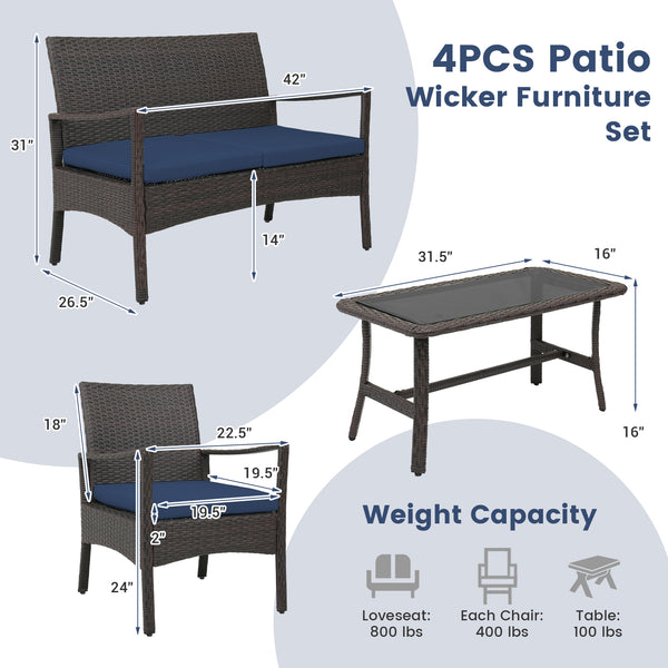 Comfortable seat with curved armrests and backrest<br>Seat cushions with elastic sponge offer much comfort<br>Smooth zippers make it easy to remove and wash the cushion cover<br>Heavy-duty metal frame for high stability<br>Adjustable footpads make table a