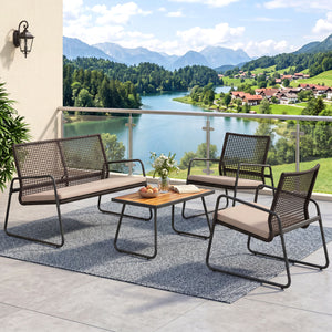 Hand-woven and sun-proof PE rattan for lasting outdoor longevity<br>Unmatched coolness with breathable design<br>105Â° angled seat for proper back support<br>Incredible seating comfort with soft sponge<br>The washable cushion cover ensures effortless main