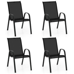 Stackable design for space-saving<br>Lightweight structure for easy movement<br>Fit your body curve perfectly with incline backrest and wide seat<br>Ergonomic armrest for arm relaxation<br>High-quality fabric for breathability and fast drying<br>Hold up t