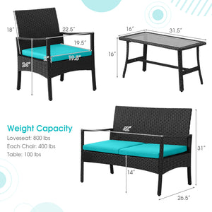 Comfortable seat with curved armrests and backrest<br>Seat cushions with elastic sponge offer much comfort<br>Smooth zippers make it easy to remove and wash the cushion cover<br>Heavy-duty metal frame for high stability<br>Adjustable footpads make table a
