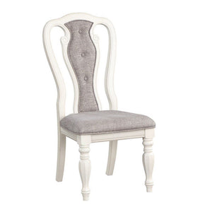 Florian - Side Chair (Set of 2) - Gray & Antique White