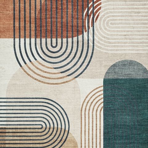 Farrendale - Multi - Washable Medium Rug