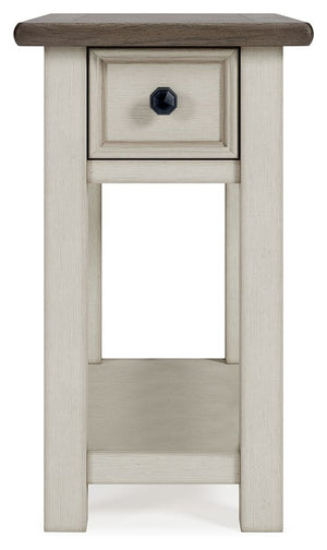 Bolanburg - White / Brown / Beige - Chair Side End Table
