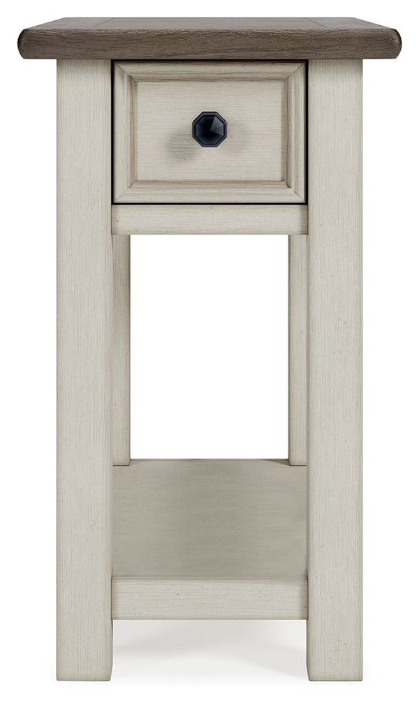 Bolanburg - White / Brown / Beige - Chair Side End Table