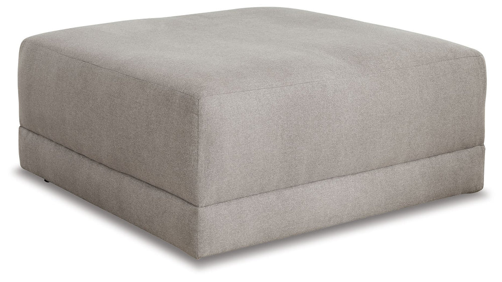 Searching for a seating companion that expertly harmonizes form and function? This ottoman has you covered. Making a sleek statement in spaces from transitional to modern, its neutral upholstery brings an airy, upscale feel to the clean-lined silhouette. 