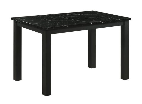 Resia - 5 Piece Dining Room Set - Black
