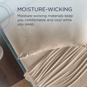 Linens - Tempur Rayon from Bamboo Sheet Set - Sandstone - Queen