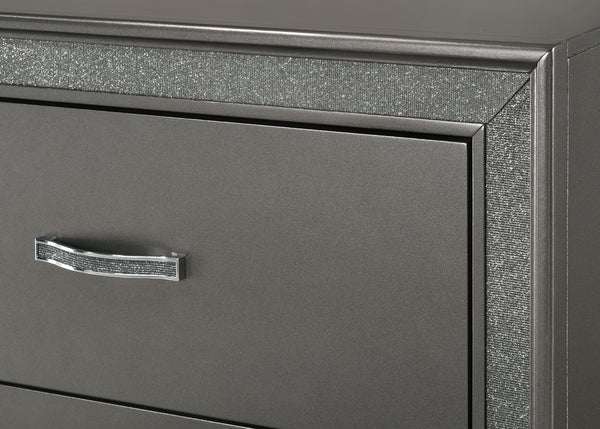 Kaia - King 5 Piece Bedroom Set - Dark Gray