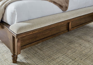 Sturlayne - Brown - King Upholstered Panel Bed