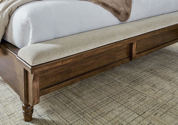 Sturlayne - Brown - King Upholstered Panel Bed