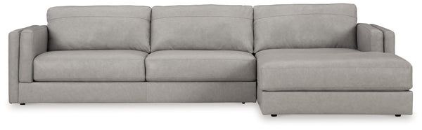 Amiata - Glacier - 2-Piece Sectional With Raf Corner Chaise