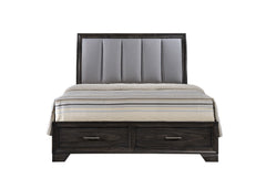 Jaymes-Queen Bed Storage-Gray<h4><b>Jaymes - Queen Storage Footboard - Gray</b></h4> <table width="100%"><colgroup><col style="width: 30%"> <col style="width: 70%"> </colgroup> <tbody> <tr> <td>Dimensions</td> <td> 63.00"L x 92.00"D x 57.30"H</td> </tr> <