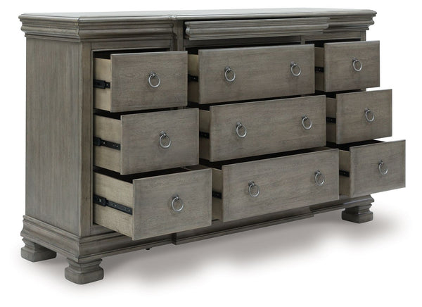 Lexorne - Gray - 6 Pc. - Dresser