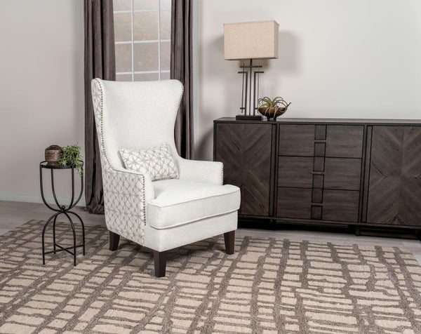  this tasteful accent chair is also a source of inspired beauty