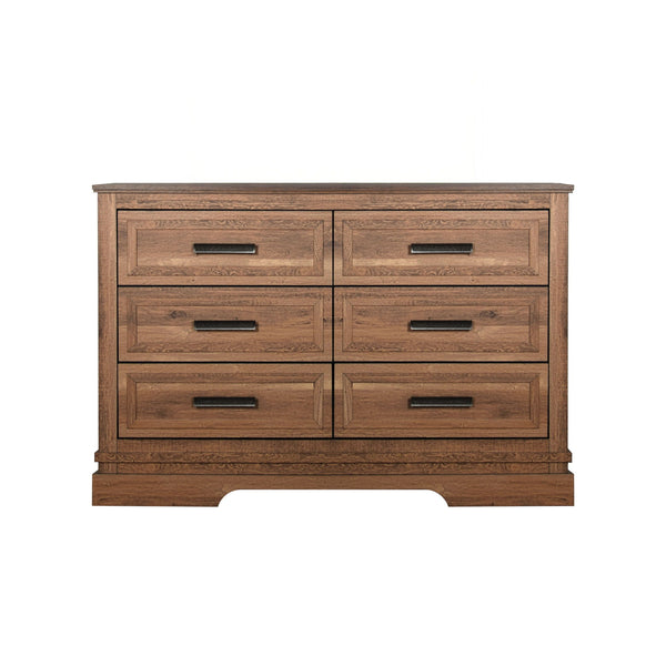  making it a standout piece for any bedroom. Made from high-quality manufactured woods and topped with eco-friendly decorative laminate