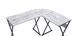 Zafiri - Writing Desk - Antique White & Black Finish