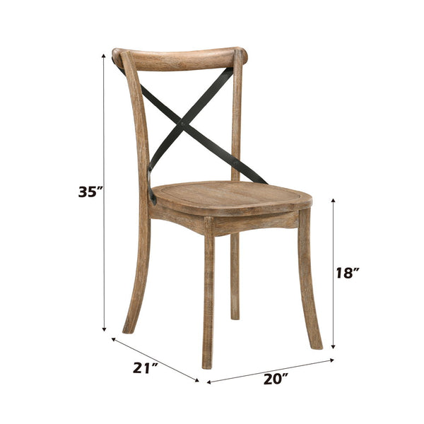 Kendric - Side Chair (Set of 2) - Rustic Oak