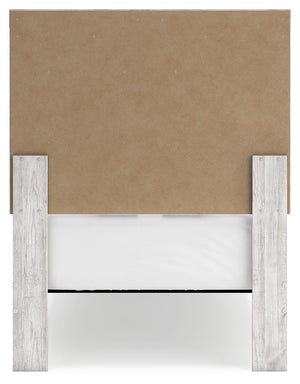 Cayboni - Whitewash - Twin Panel Bed