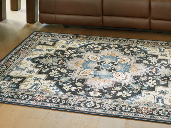  weaving together dark and light tones for incredible dimension. No need to sweat spills and messes: Simply toss this rug into the washer for 