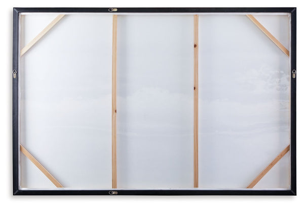 Acebell - Gray / White - Wall Art