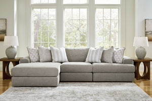  with bold beveled block arms that are softened by bullnose â€œwaterfallâ€ cushions. Best of all