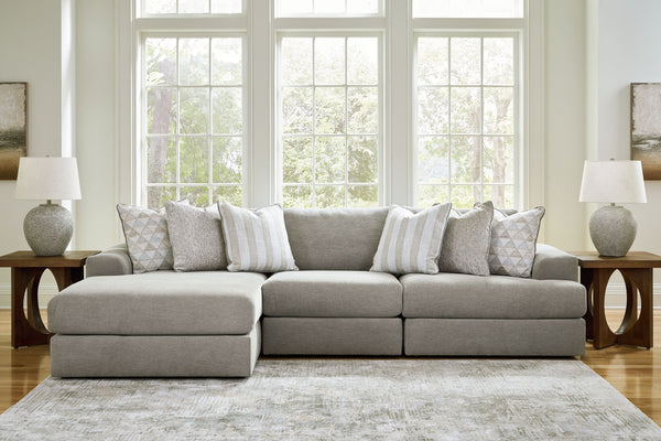  with bold beveled block arms that are softened by bullnose â€œwaterfallâ€ cushions. Best of all