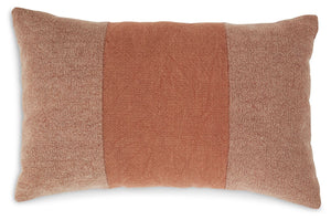 When your polished and poised space needs a pop of color, reach for this dashing pillow. It-'s subtly striking with a stonewashed stripe design in spice hues. Place it on your sectional or in your favorite reading nook to bring together other decorative e