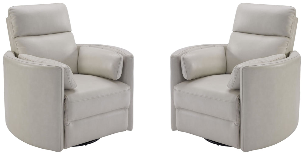 Fashionable and functional, this stylish Power Swivel Glider Reclinerâ€™s swivel feature will ensure you never miss any of the action or conversation. Perfect for relaxing at the end of a long day, this model features a soothing gliding motion and smooth 