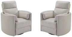 Fashionable and functional, this stylish Power Swivel Glider Reclinerâ€™s swivel feature will ensure you never miss any of the action or conversation. Perfect for relaxing at the end of a long day, this model features a soothing gliding motion and smooth 