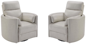 Fashionable and functional, this stylish Power Swivel Glider Reclinerâ€™s swivel feature will ensure you never miss any of the action or conversation. Perfect for relaxing at the end of a long day, this model features a soothing gliding motion and smooth 