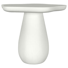 Introduce a touch of modern artistry to your living space with this unique side table, thoughtfully crafted from engineered wood. Its sculptural form and softly contoured edges create a striking silhouette thatâ€™s both playful and refined. Viewed from ab