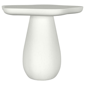 Introduce a touch of modern artistry to your living space with this unique side table, thoughtfully crafted from engineered wood. Its sculptural form and softly contoured edges create a striking silhouette thatâ€™s both playful and refined. Viewed from ab