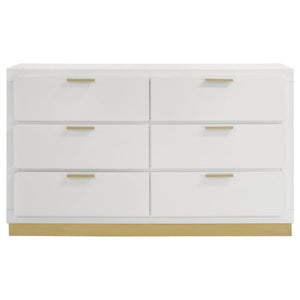 Caraway - 6-Drawer Dresser - White