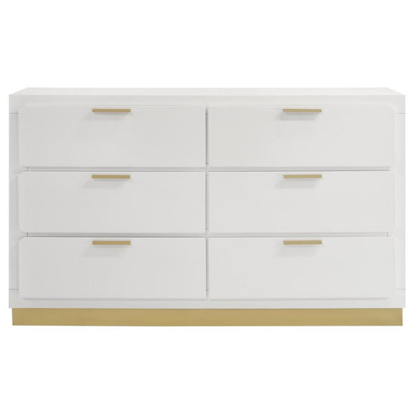 Caraway - 6-Drawer Dresser - White