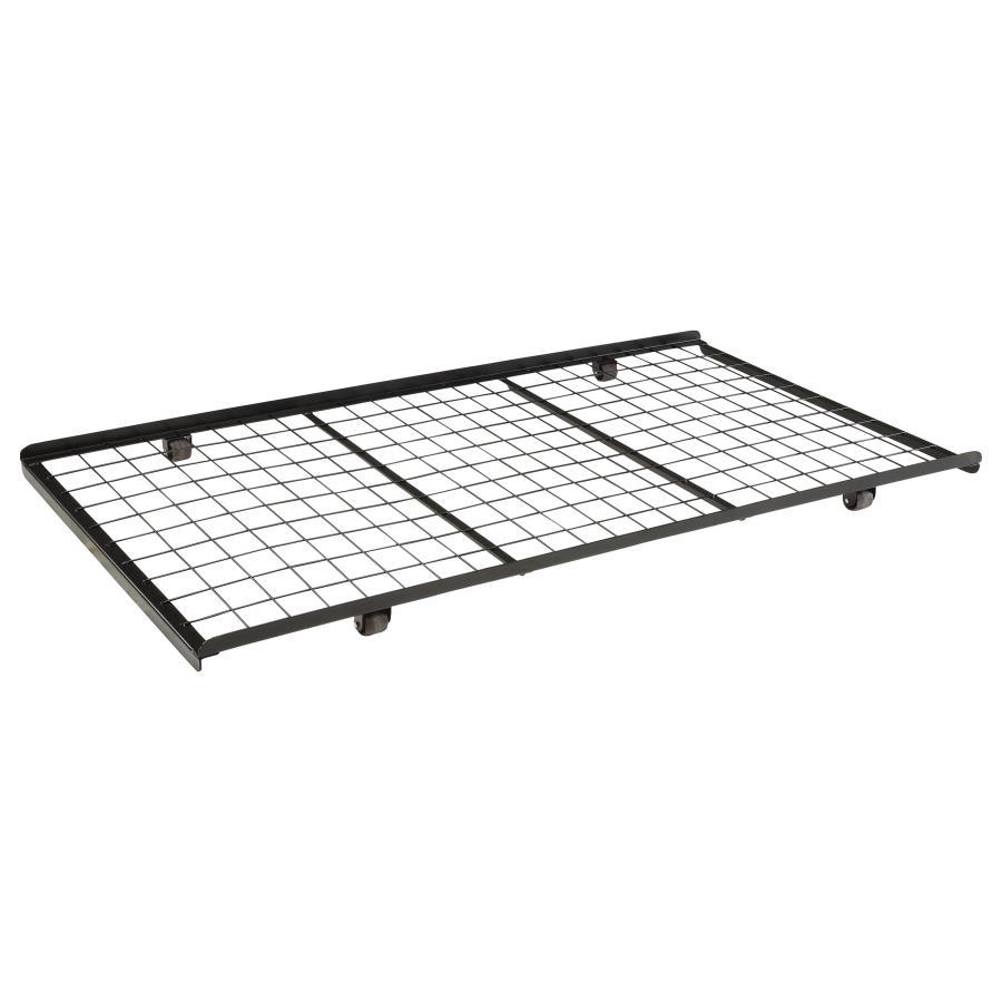 Maximize your space with this convenient trundle, designed to roll effortlessly under a bed when not in use. Equipped with smooth-rolling casters, it offers an easy solution for accommodating overnight guests or creating extra sleeping space. The sturdy m