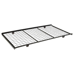 Maximize your space with this convenient trundle, designed to roll effortlessly under a bed when not in use. Equipped with smooth-rolling casters, it offers an easy solution for accommodating overnight guests or creating extra sleeping space. The sturdy m