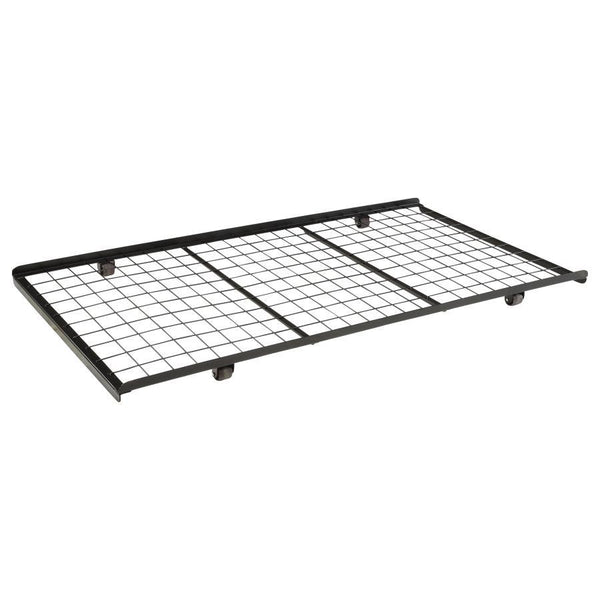 Maximize your space with this convenient trundle, designed to roll effortlessly under a bed when not in use. Equipped with smooth-rolling casters, it offers an easy solution for accommodating overnight guests or creating extra sleeping space. The sturdy m