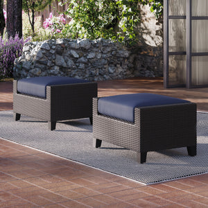 Skye - Ottomans (Set of 2) - Blue