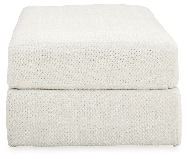 Karinne - Linen - Oversized Accent Ottoman