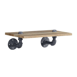 Brantley - Wall Shelf - Oak & Sandy Black Finish - 6"